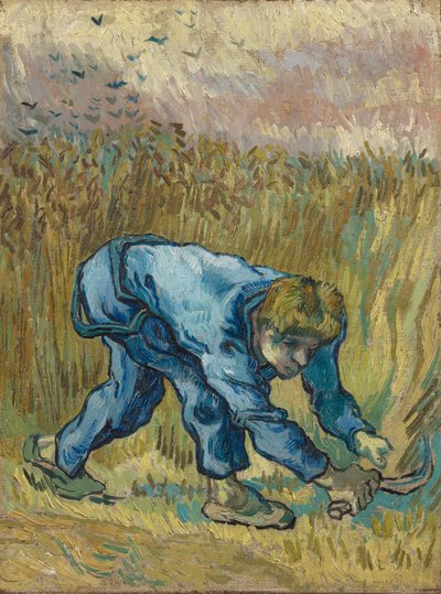 De Maaier (naar Millet) door Vincent van Gogh